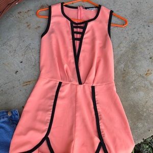 Charlotte Russe Pink romper